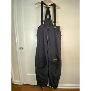 Klim Men's Size L Black Gore-Tex Insulated Nylon Padded Knee Ski Snowboard Bibs